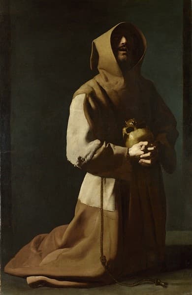 St. Francis Kneeling — Francisco de Zurbarán