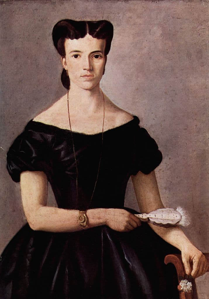 Lady with a Fan — Giovanni Fattori