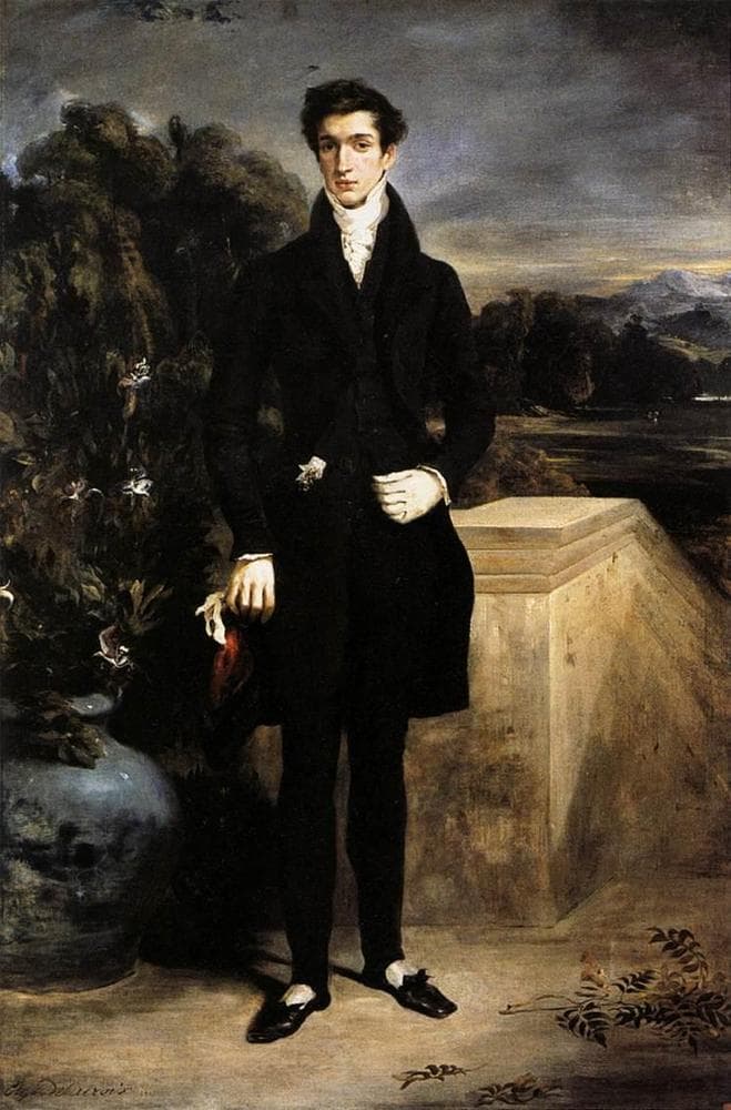 Portrait of Baron Schwiter — Eugène Delacroix