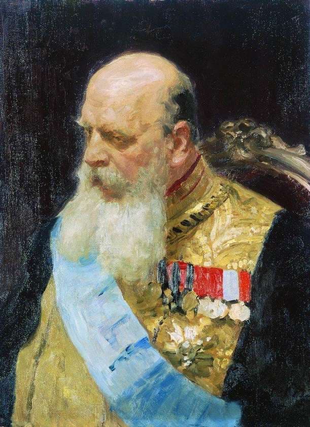 Portrait of Count D.M. Solsky — Ilya Repin