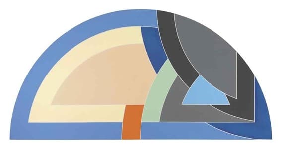 Protractor Variation IX — Frank Stella