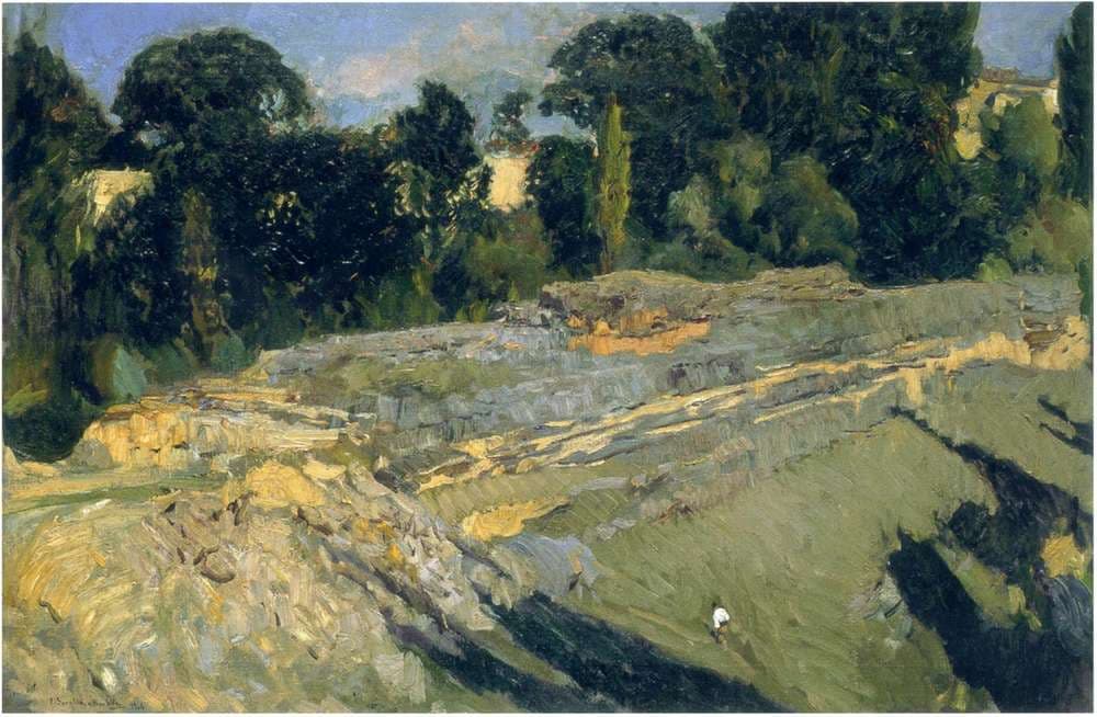 The outskirts of Segovia — Joaquín Sorolla