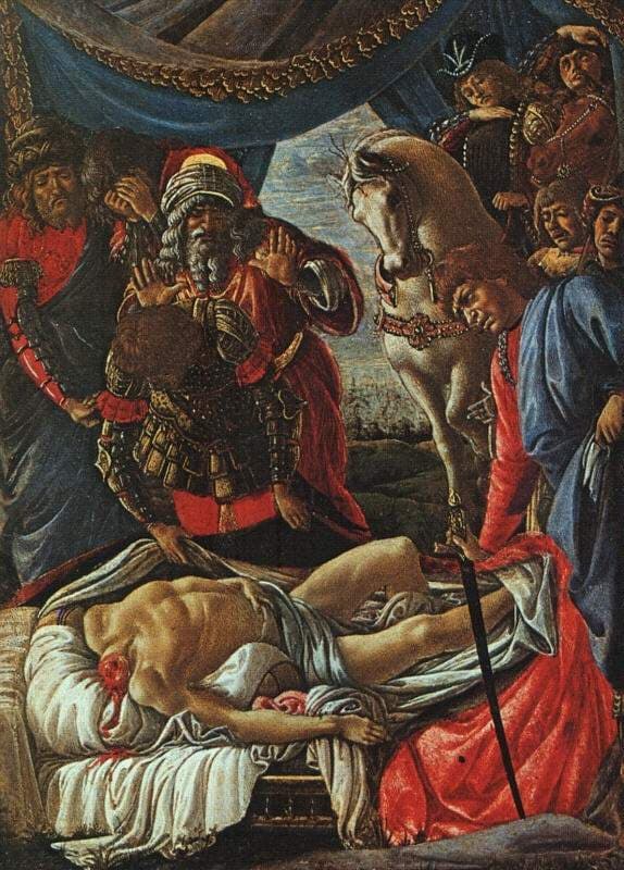 The Discovery of the Body of Holofernes — Sandro Botticelli