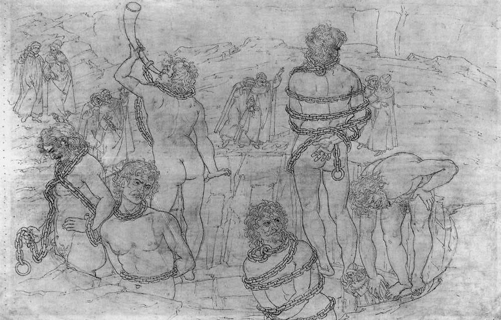 Inferno, Canto XXXI — Sandro Botticelli