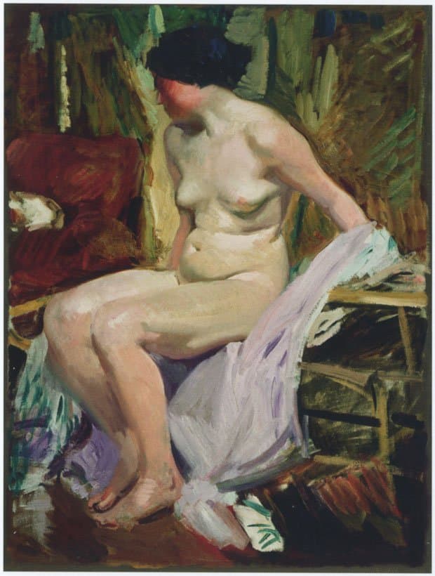 Female nude — Joaquín Sorolla