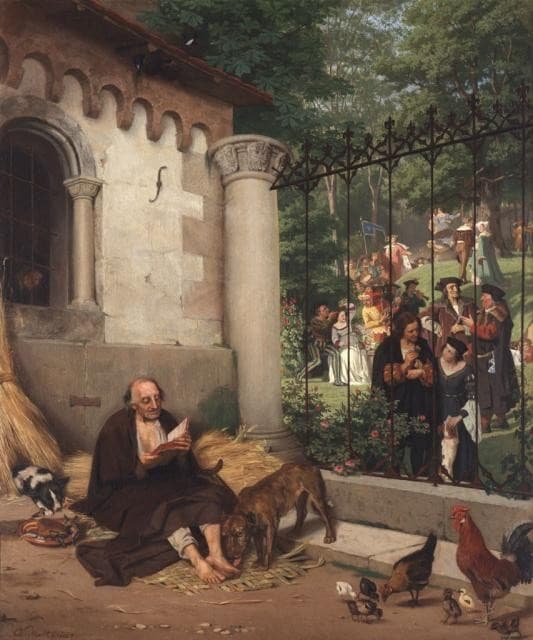 Lazarus and the Rich Man — Eduard von Gebhardt