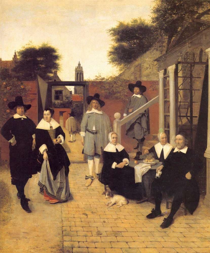 Dutch family — Pieter de Hooch
