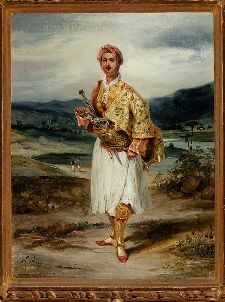 Count Demetrius de Palatiano in Suliot Costume — Eugène Delacroix