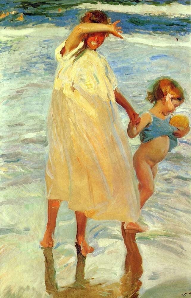 The two sisters — Joaquín Sorolla