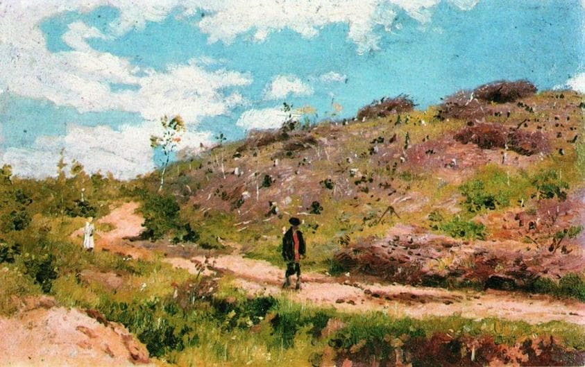 Summer landscape in Kurskaya guberniya — Ilya Repin