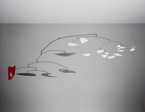 1 RED, 4 BLACK PLUS X WHITE — Alexander Calder