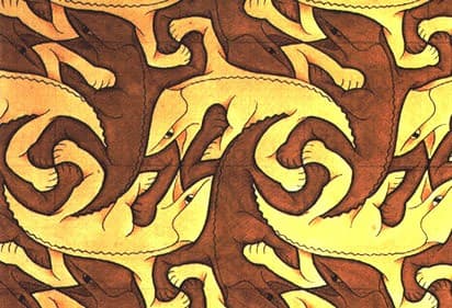 Lizard — M.C. Escher