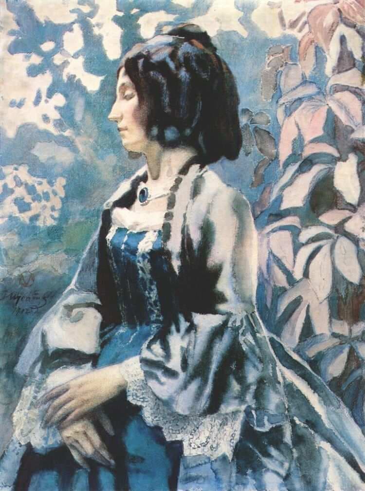 Lady in Blue — Victor Borisov-Musatov