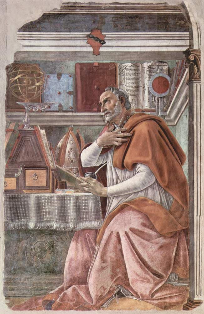 St Augustine — Sandro Botticelli