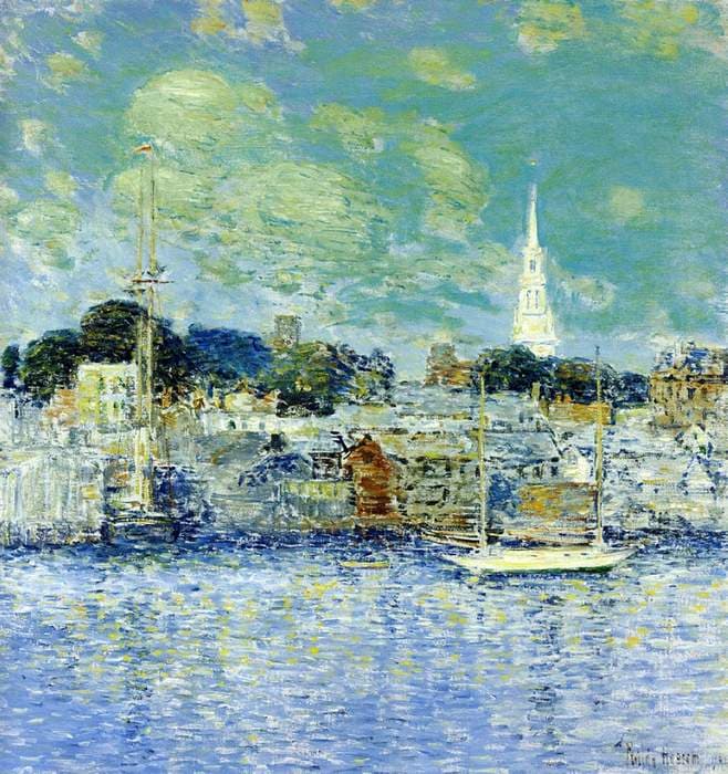 Newport Waterfront — Childe Hassam