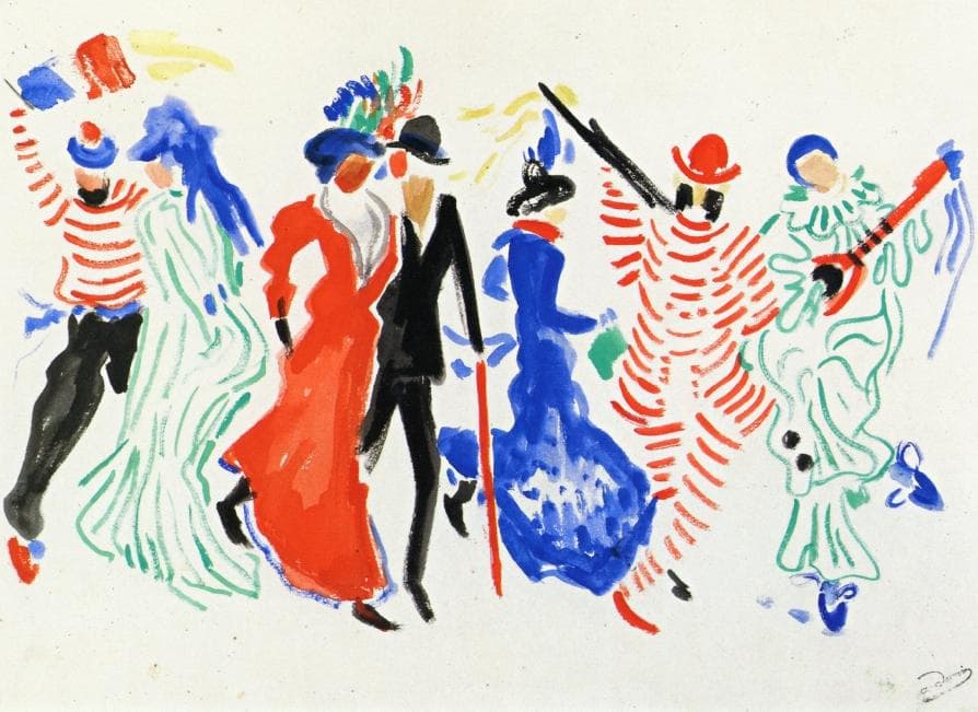 Figures from a Carnival — André Derain