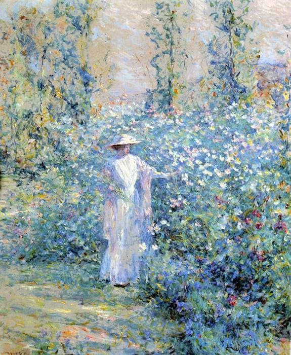 In the Flower Garden — Robert Reid