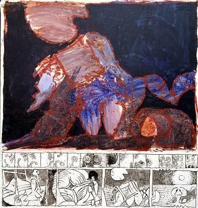 Le complexe du sphinx — Pierre Alechinsky