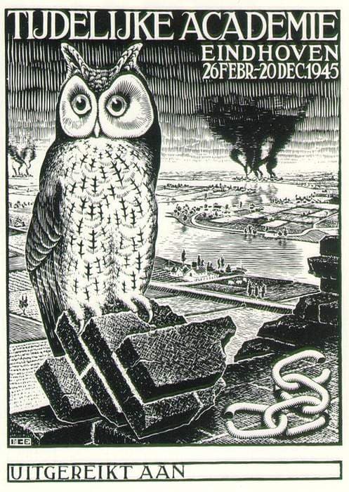 Temporary Academy Diploma — M.C. Escher