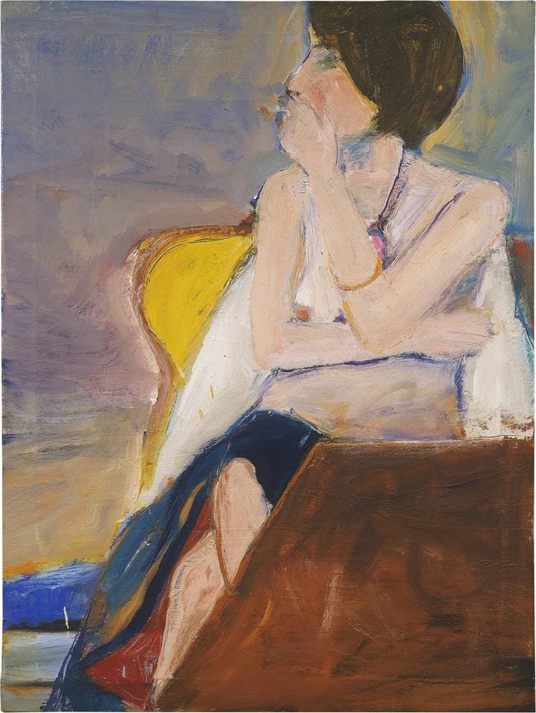 Girl Smoking — Richard Diebenkorn
