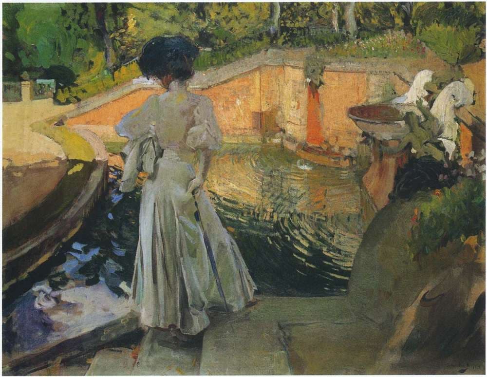 Watching the Fish — Joaquín Sorolla