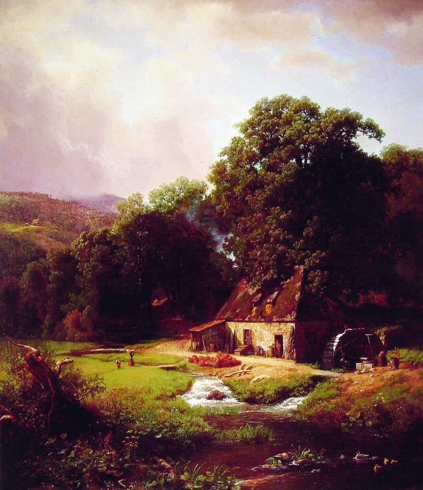 The Old Mill — Albert Bierstadt