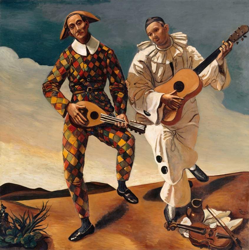 Harlequin and Pierrot — André Derain