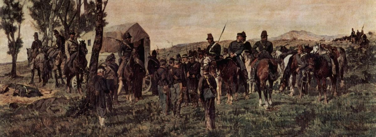 Prince Amedeo, wounded at Custoza — Giovanni Fattori