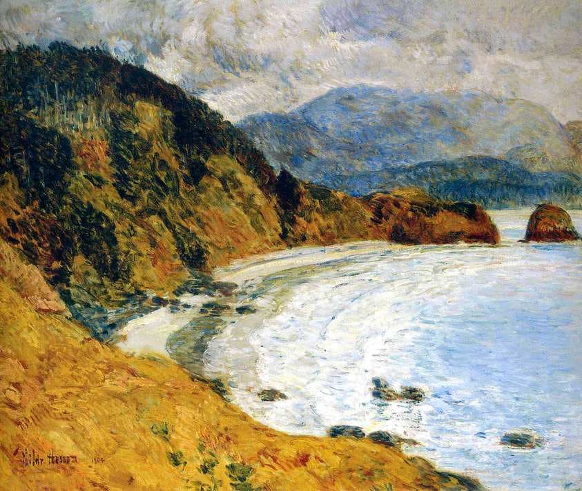 Ecola Beach, Oregon — Childe Hassam