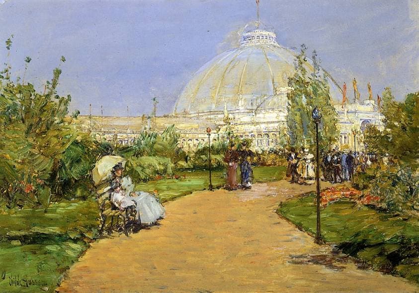Horticultural Building, World's Columbian Exposition, Chicago — Childe Hassam