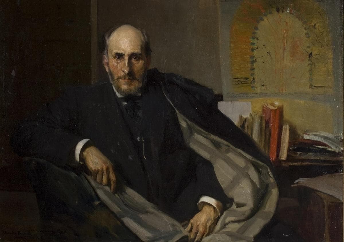 Portrait of Santiago Ramon Y Cajal — Joaquín Sorolla