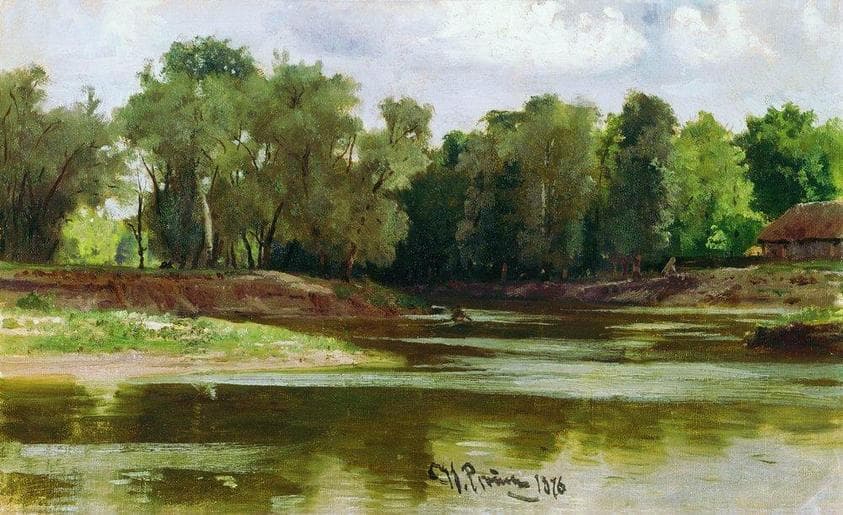 River Bank — Ilya Repin