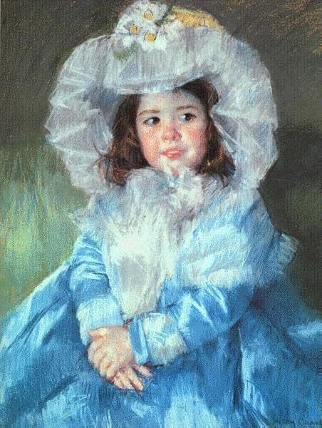 Margot in Blue — Mary Cassatt