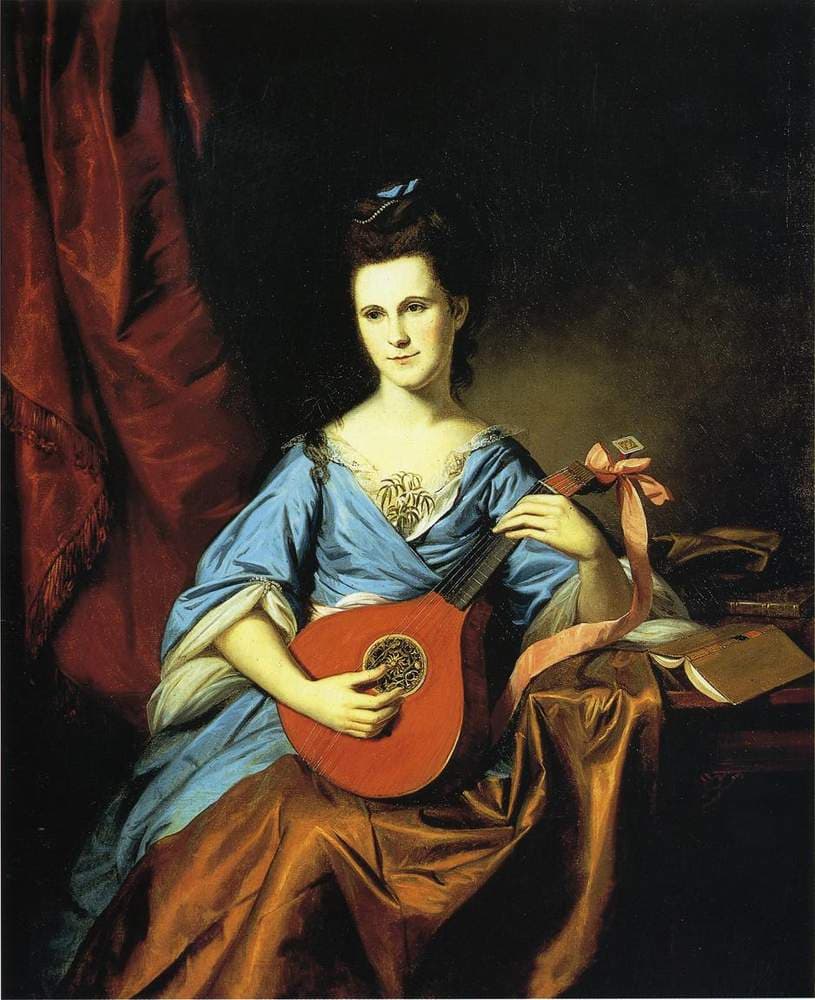 Julia Stockton (Mrs. Benjamin) Rush — Charles Willson Peale