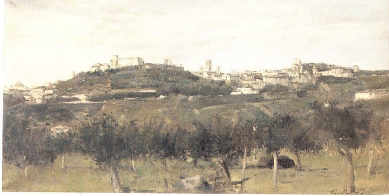 Panorama of upper Bergamo — Romualdo Locatelli