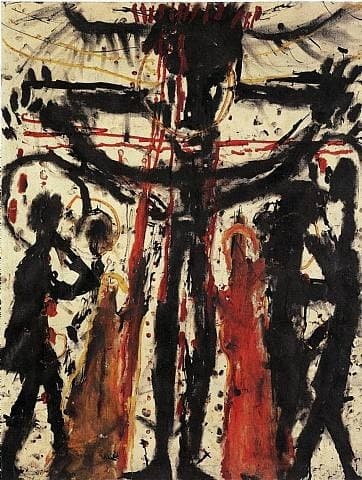 Crucifixion (Kreuzigung) — Louis Soutter