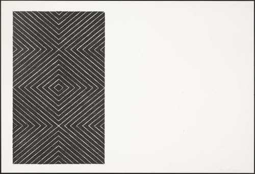 Gezira (from Black Series II) — Frank Stella