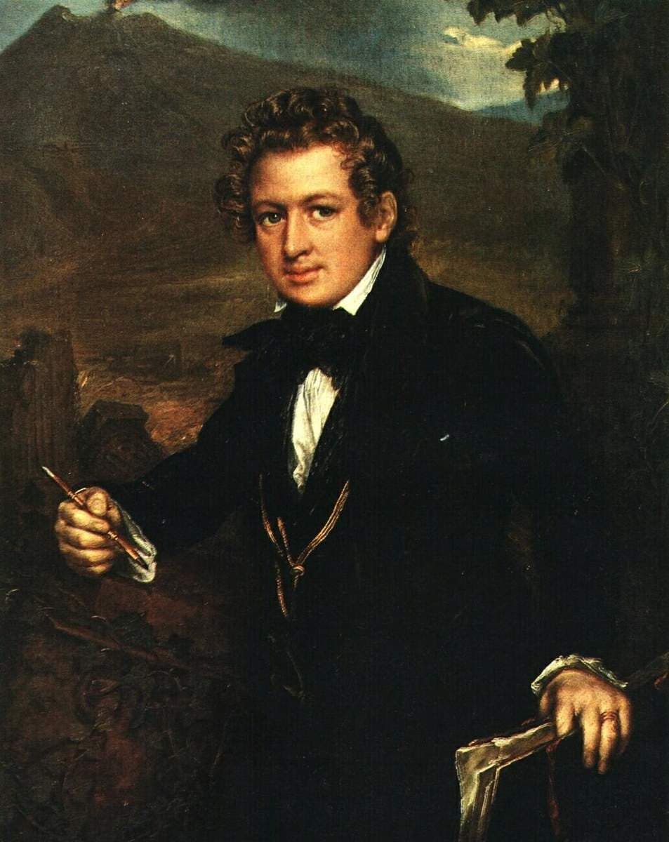 Portrait of Karl Brulloff — Vasily Tropinin