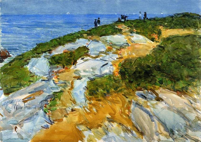 Sunday Morning, Appledore — Childe Hassam