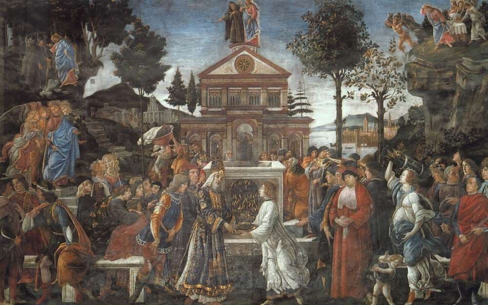 The Temptation of Christ — Sandro Botticelli