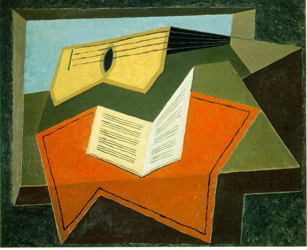 Guitar and Music Paper — Juan Gris