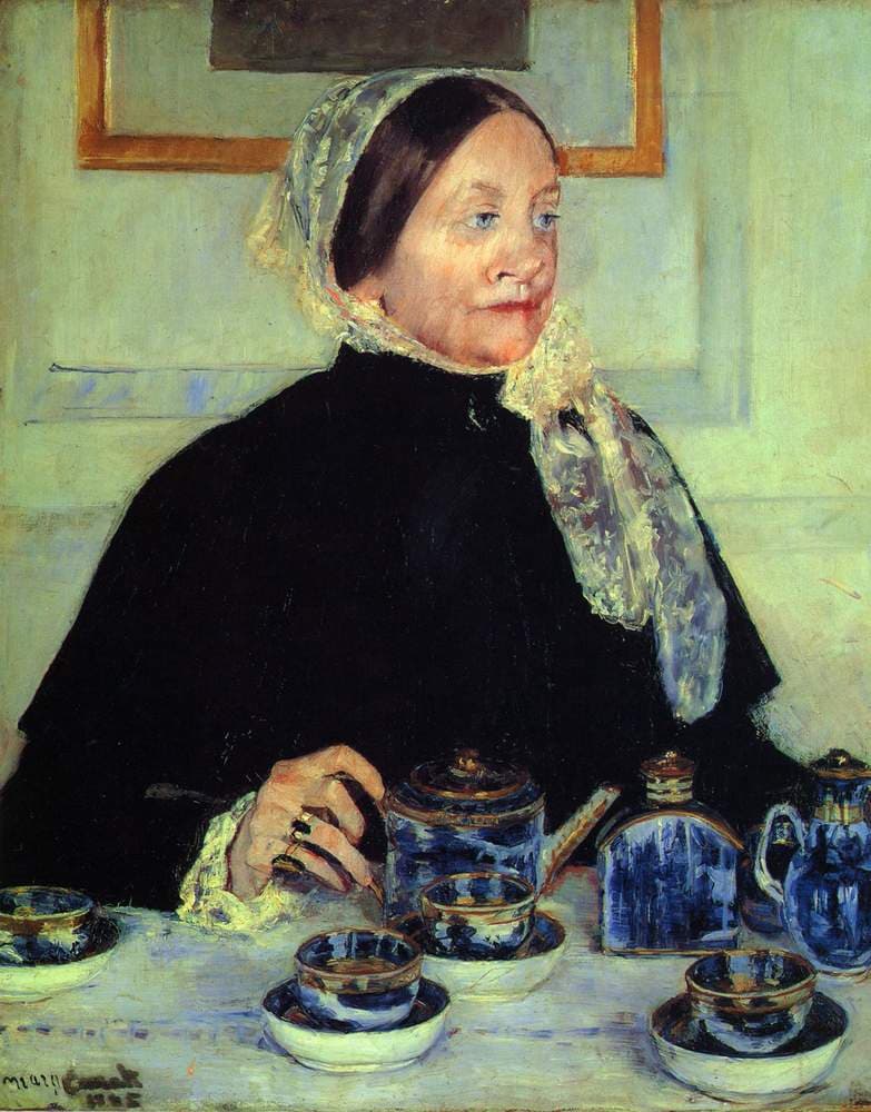 Lady at the Tea Table — Mary Cassatt