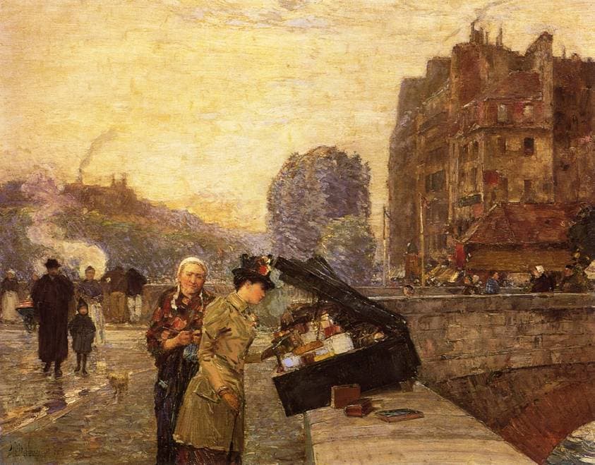 The Quai St. Michel — Childe Hassam