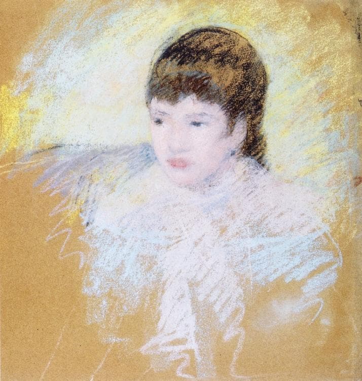 Young Girl with Brown Hair — Mary Cassatt