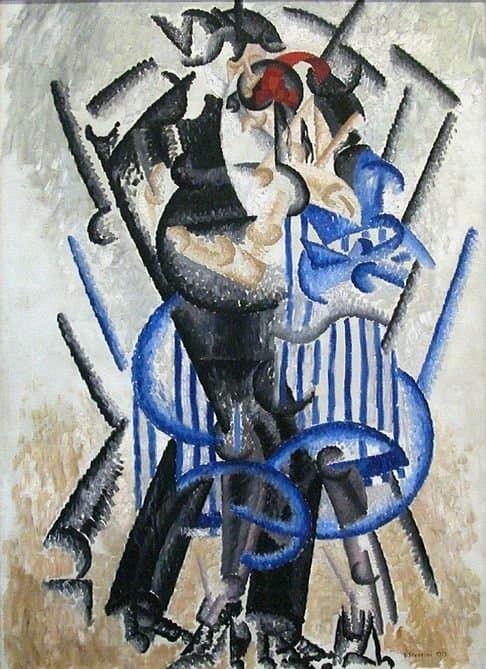 The bear dance at the Moulin Rouge — Gino Severini