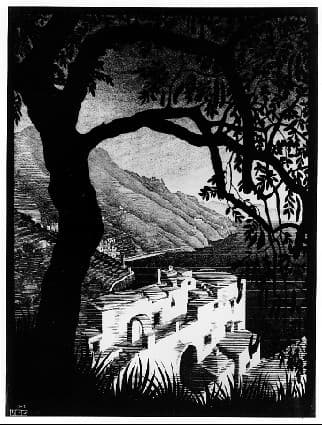 Coast of Amalfi — M.C. Escher