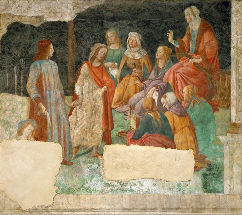 A Young Man Being Introduced to the Seven Liberal Arts — Sandro Botticelli
