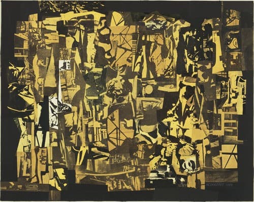 Newsprint Collage — Ad Reinhardt