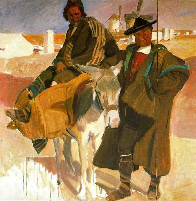 Types of La Mancha — Joaquín Sorolla