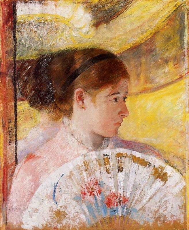 At the Theater — Mary Cassatt